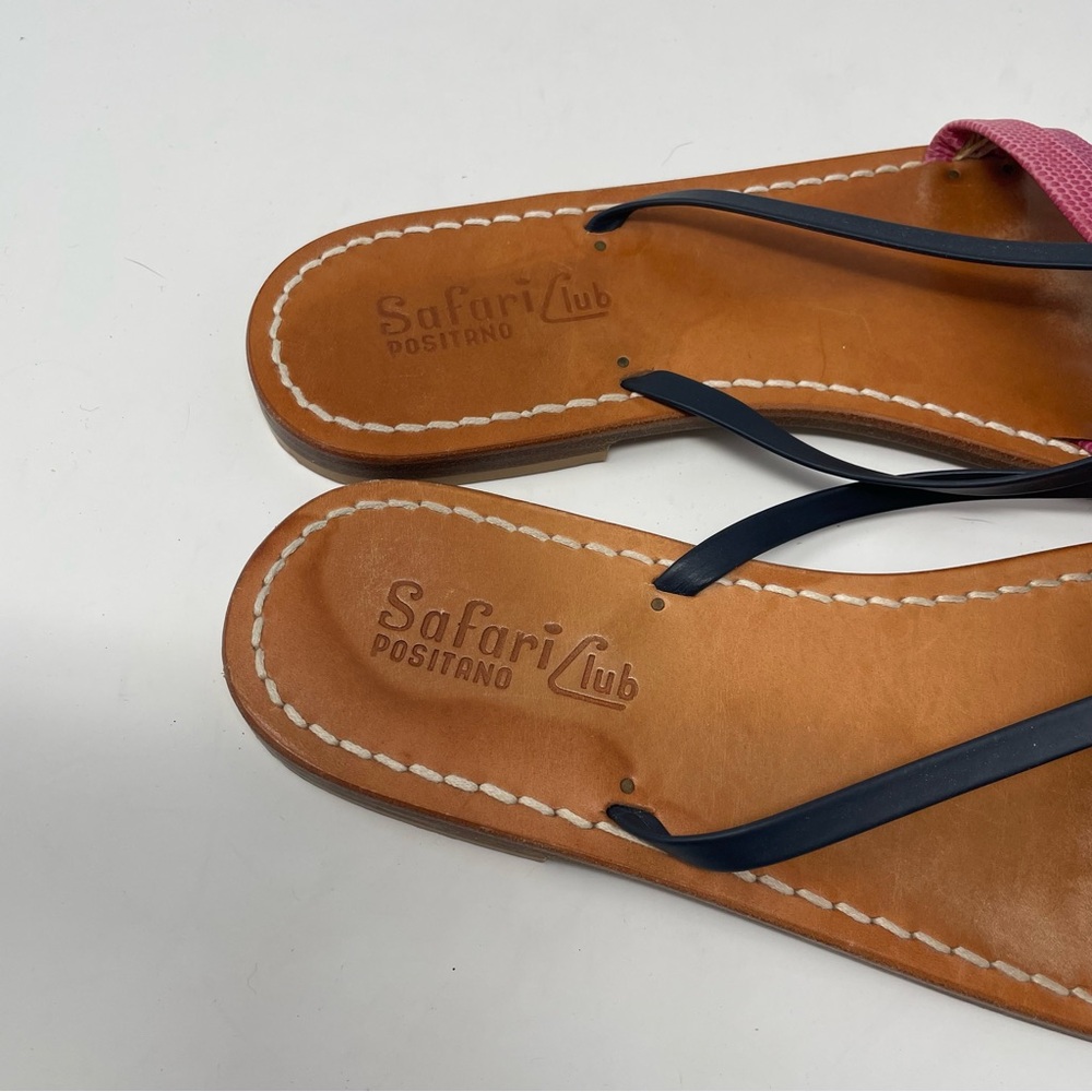 SAFARI CLUB POTSITANO Woman’s Leather Sandals Size 41 - Picture 4 of 5